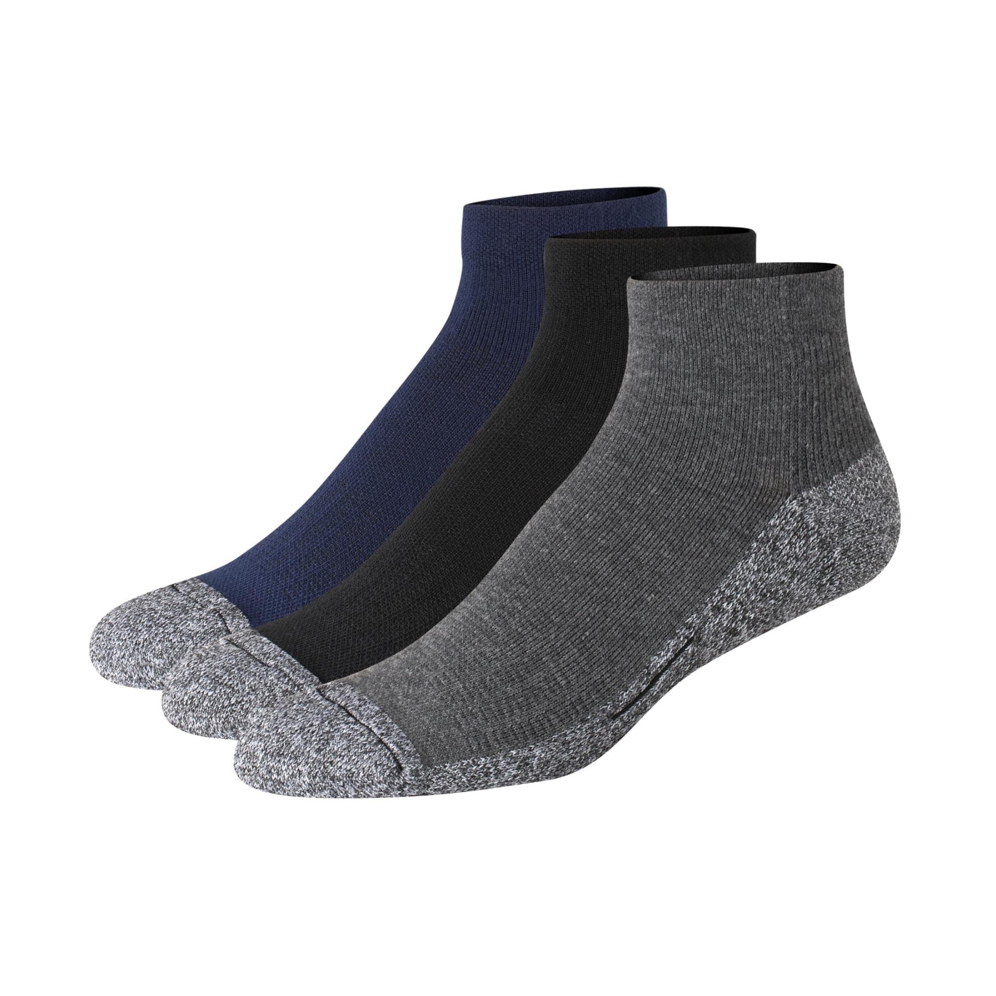 Hanes Comfort Fit Moisture-Wicking Socks (3-Pack)