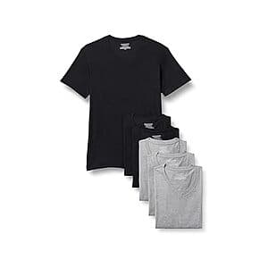 Amazon Essentials Men's V-Neck Undershirts - 6-Pack Deal on Woot