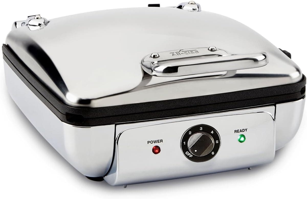 Elevate Breakfast with All-Clad's Stainless Steel Waffle Maker