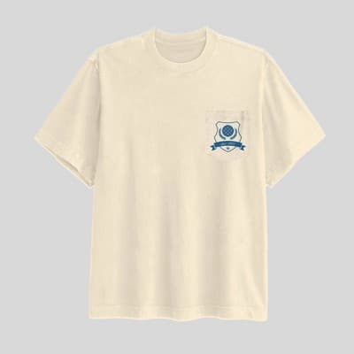 Men's Italy Short Sleeve Graphic T-Shirt - Cream S