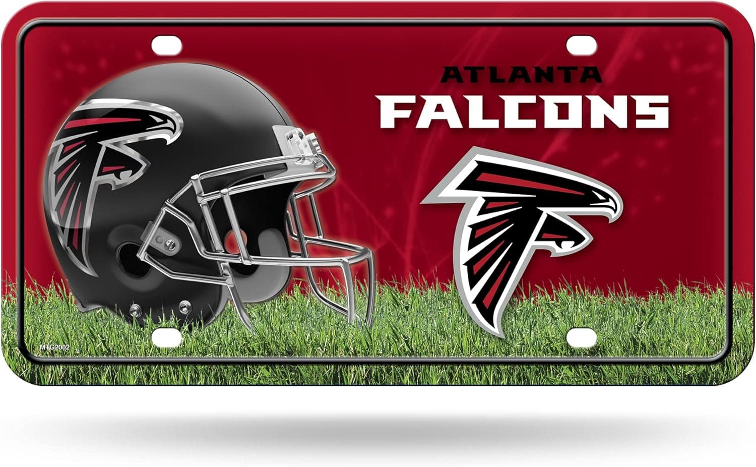 Stylish NFL Atlanta Falcons Metal License Plate