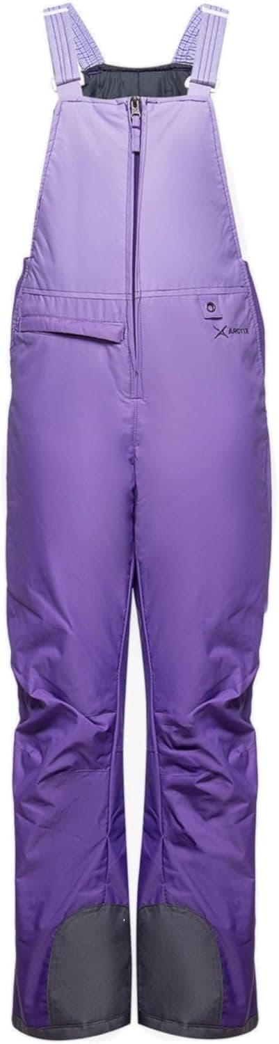 Arctix Kids Snow Bib Overalls - Vibrant Purple Ombre