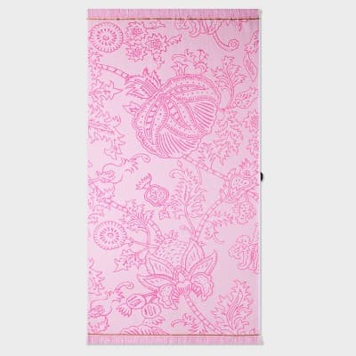 Sketched Floral Beach Towel Pink - Roller Rabbit x Target
