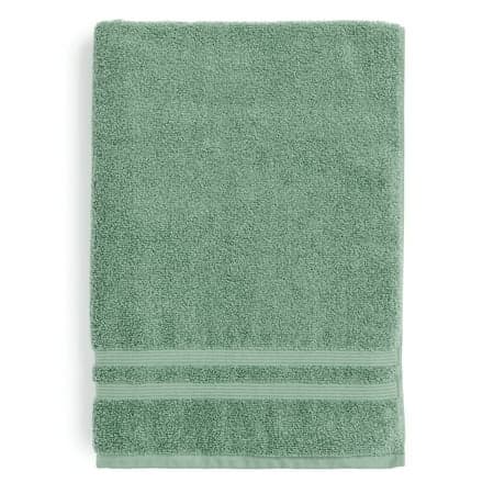Mainstays Performance Cotton Bath Sheet, Oversized Super Soft Quick Dry Fade Resistant, Solid Green