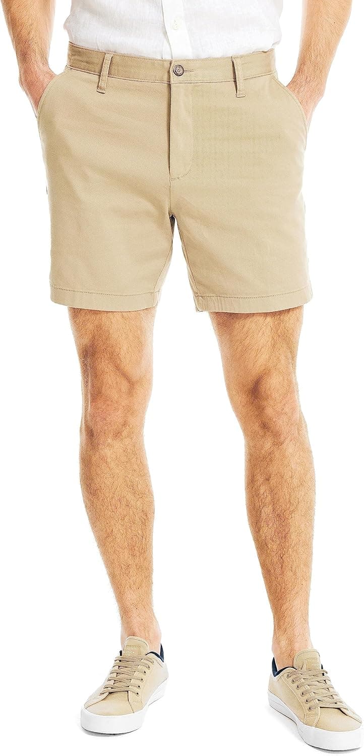 Save Over 50% on Nautica Men's Khaki Deck Shorts
