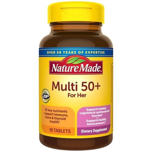 180-Count Nature Made Multivitamin For Women 50+ Amazon