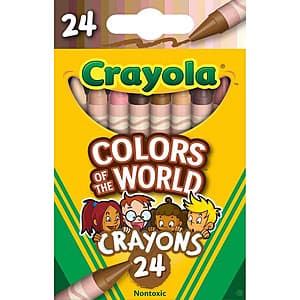 Crayola Crayons in Diverse Skin Tone Colors