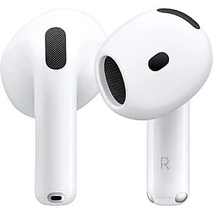 Refurbished Apple AirPods 4 Wireless Earbuds at $68 + Free Shipping