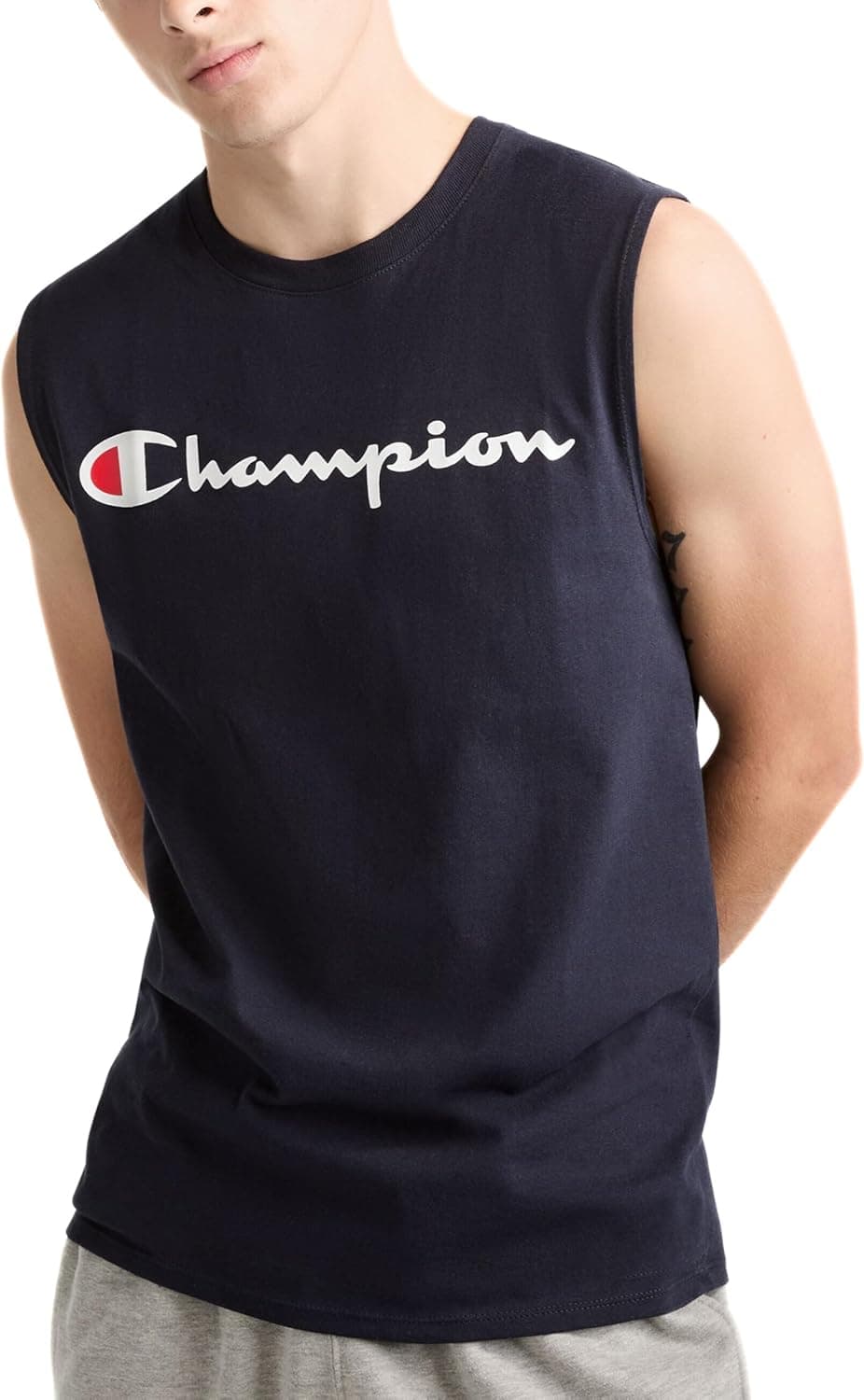Save on Champion Men's Graphic Jersey Muscle Tee