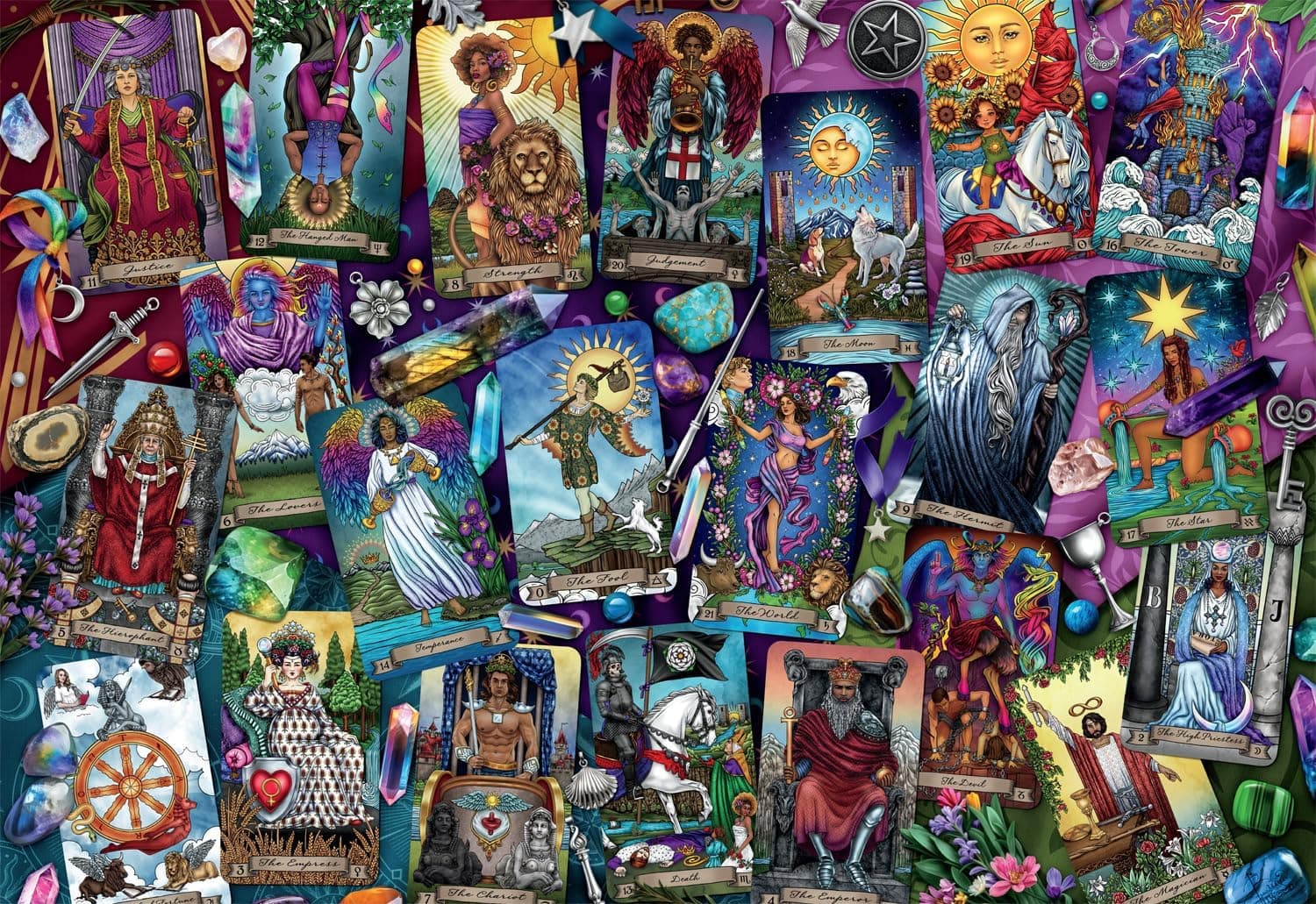 Luminous Tarot 2000-Piece Jigsaw Puzzle by Buffalo Games