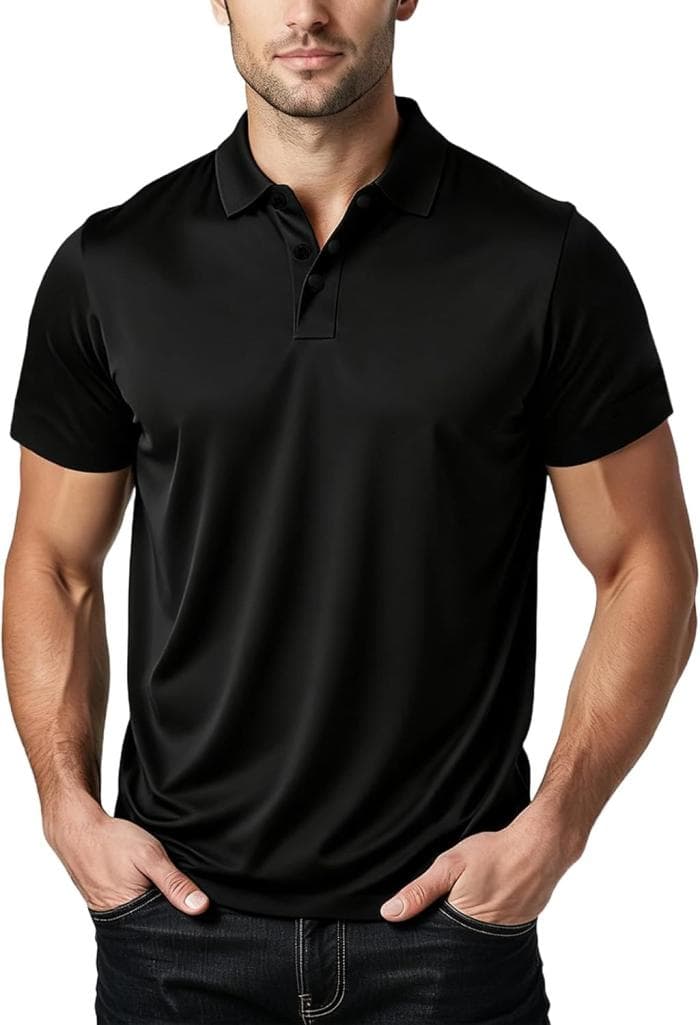 Moisture-Wicking Polo Shirt for Men