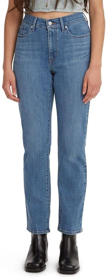 Levi's Women's Classic Straight Jeans (Standard and Plus), (New) Lapis Speed, 27 Regular