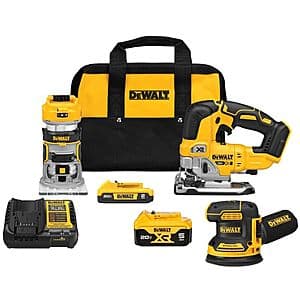 3-Tool DEWALT 20V Combo Kit with Batteries & Charger for $360