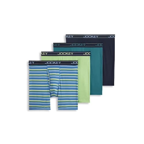 Jockey Men's Boxer Briefs 4-Pack - 61% Off
