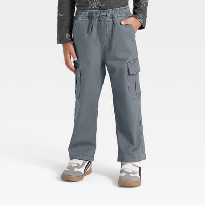 Toddler Boys' Cargo Pants - Cat & Jack™ Gray 12M