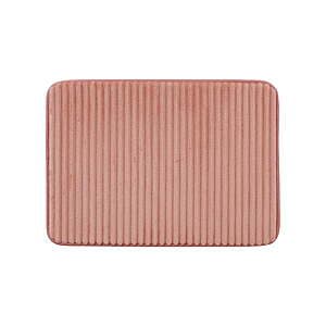 Plush Mainstays 17x24 Performance Foam Bath Rug in Terracotta for $5.50