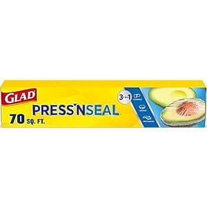Reliable Glad Press'n Seal Plastic Food Wrap for Your Kitchen