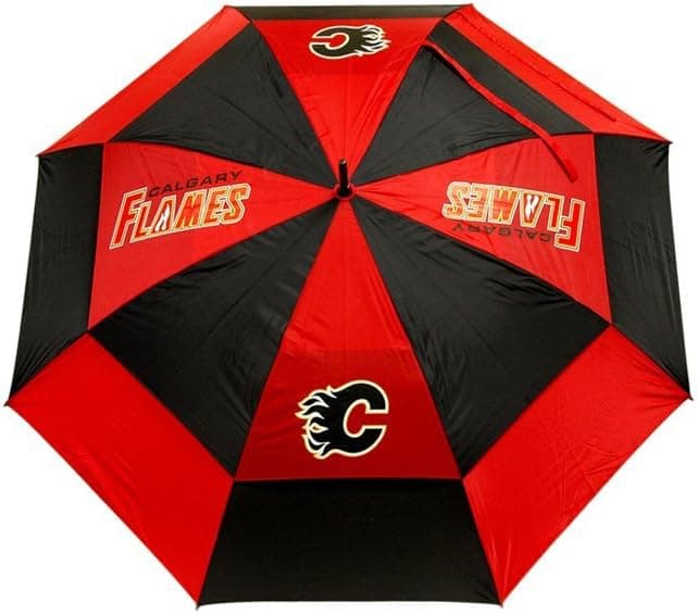 Sturdy NHL Philadelphia Flyers Golf Umbrella with Dual Canopy