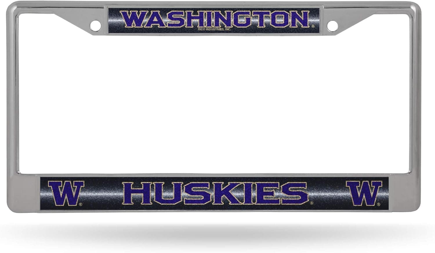 Stylish NCAA Washington Huskies License Plate Frame
