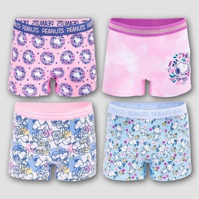 Girls' Snoopy 4pk Underwear - 6