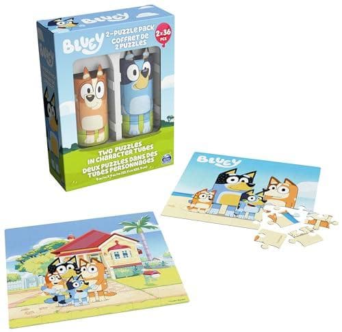 Bluey Preschool Puzzles: 2-Pack of Engaging Brain Teasers