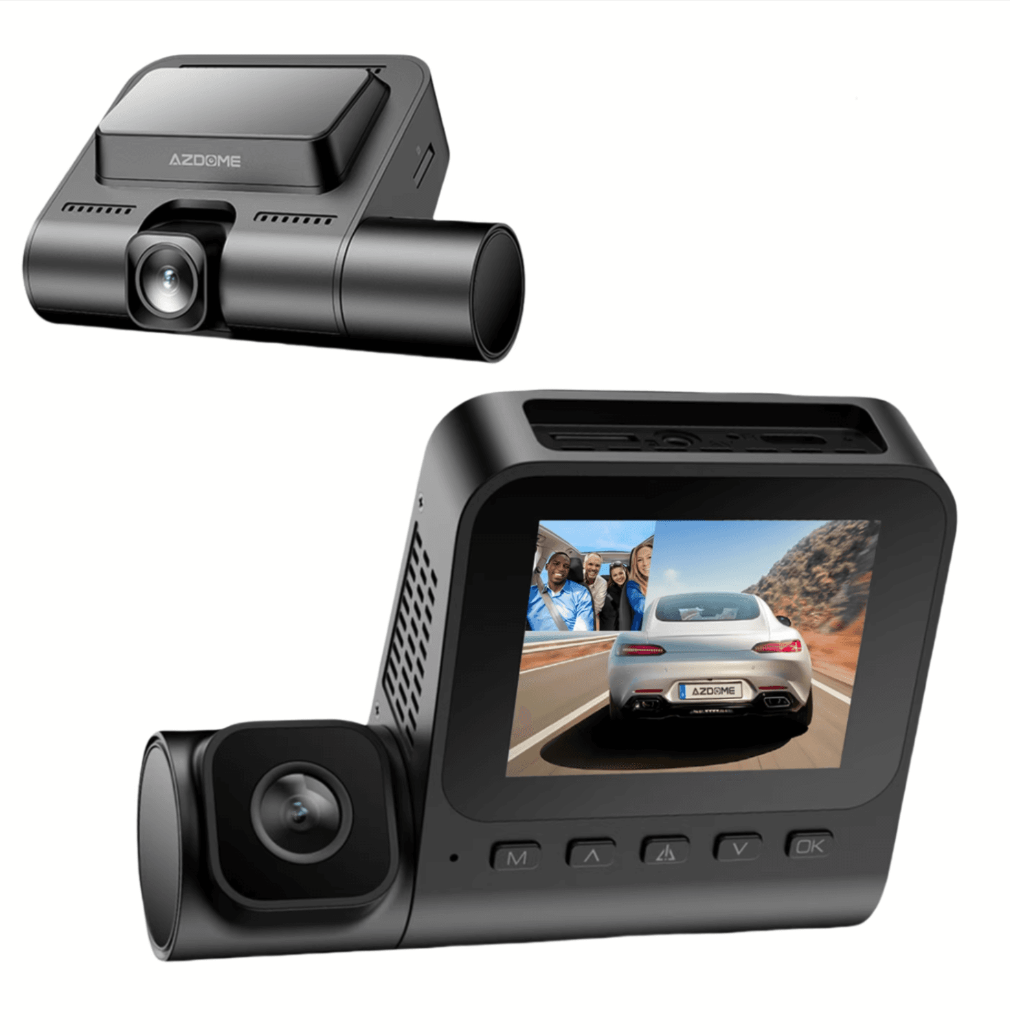 AZDOME V600 1080P Dual Channel Dash Cam w/ 2.4'' Screen Walmart