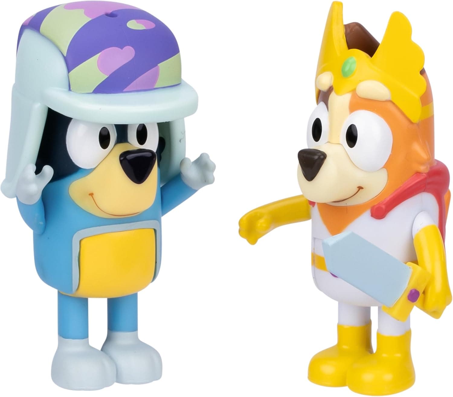 Articulated Bluey Fairytale Action Figures with Chilli and Bandit