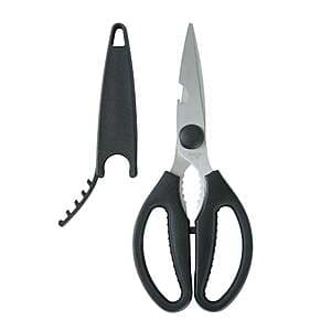 Mainstays Multi-Purpose Stainless Steel Kitchen Shears w/ Black Grip $1.80 + Free Pickup