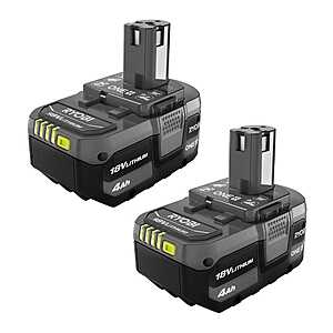 RYOBI ONE+ 18V 4.0Ah Batteries: Powerful Duo for Versatile Tasks