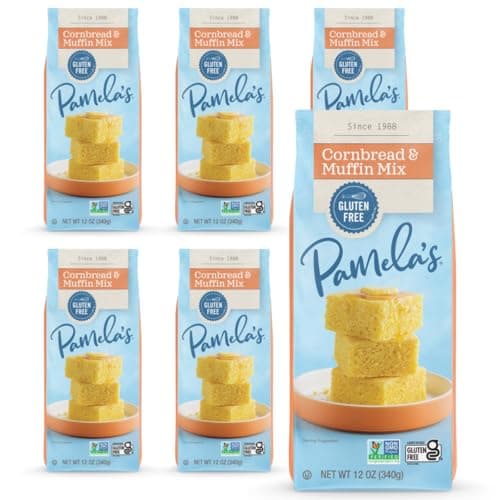 Pamela's Organic Gluten-Free Cornbread & Muffin Mix, 6-Pack
