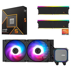 AMD Ryzen 5 9600X + 32GB V-COLOR RGB DDR5 6000 + MSI MAG Coreliquid A13 240 $384 + Free Shipping