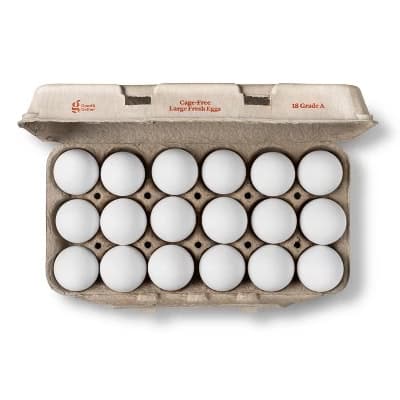 Fresh Cage-Free Eggs from Target's Good & Gather Brand