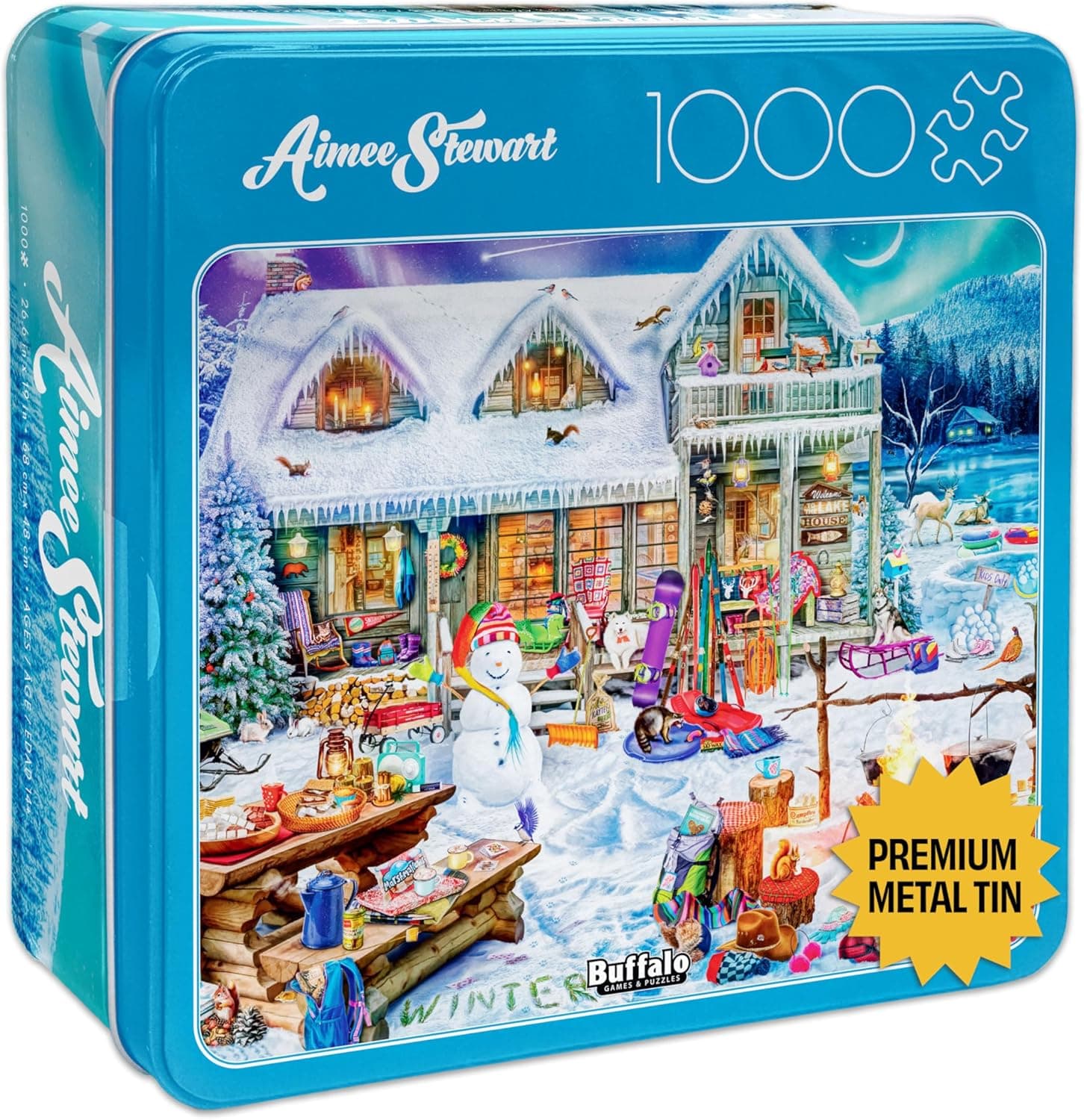 Cozy Winter Puzzle: Buffalo Games Aimee Stewart Winterland Fun