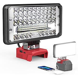 Bright Worksite Companion: Ecarke 145W LED Work Light for Milwaukee 18V
