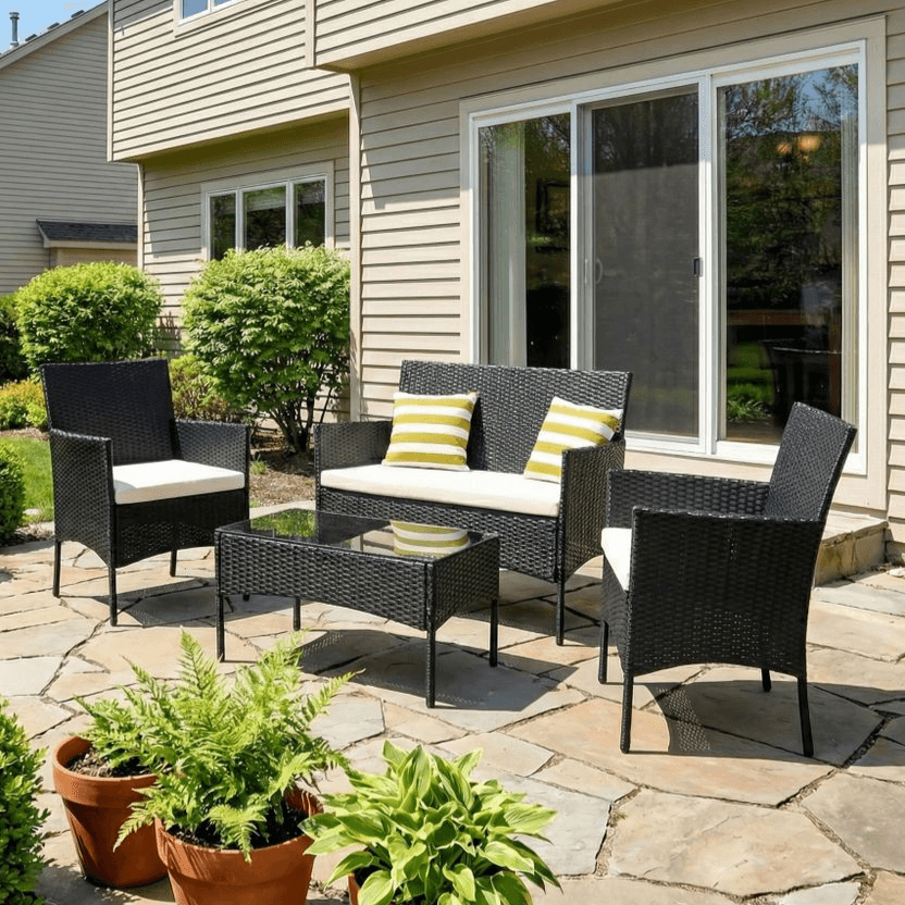 4-Piece All-Weather Patio Set for $154