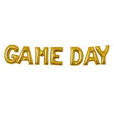 Packed Party Game Day Balloon Banner