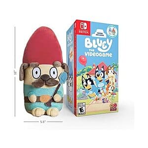 Bluey the Video Game and Plush Gnome Bundle for Nintendo Switch