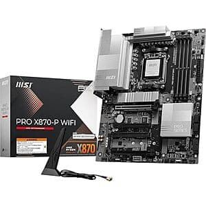 MSI PRO X870-P WIFI V1 ATX Motherboard for AMD AM5 CPUs