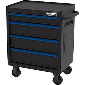 HART 4-Drawer Rolling Tool Cabinet - Organize Your Workshop