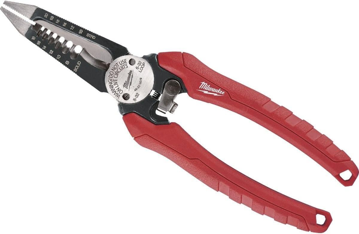 Milwaukee 6-in-1 Wire Stripping and Reaming Pliers at 20% Off