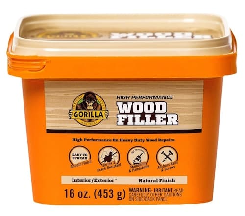 Gorilla Wood Filler 16-oz. Tub