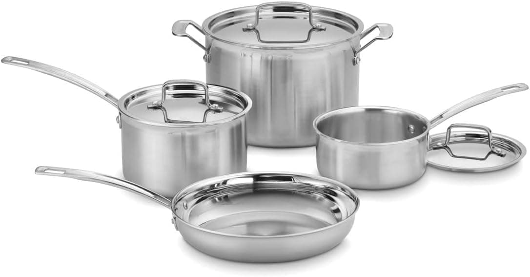 Cuisinart MCP-7NP1 Multiclad Pro Triple Ply Cookware Set