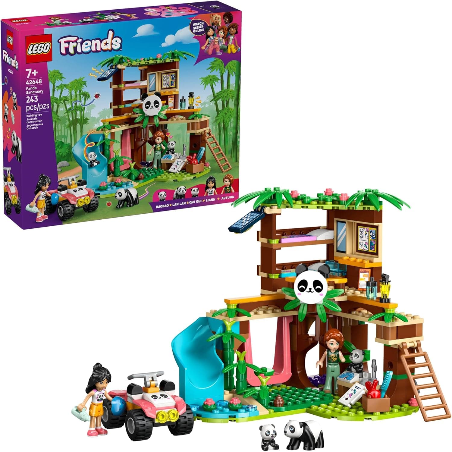 Panda-riffic LEGO Friends Sanctuary Playset