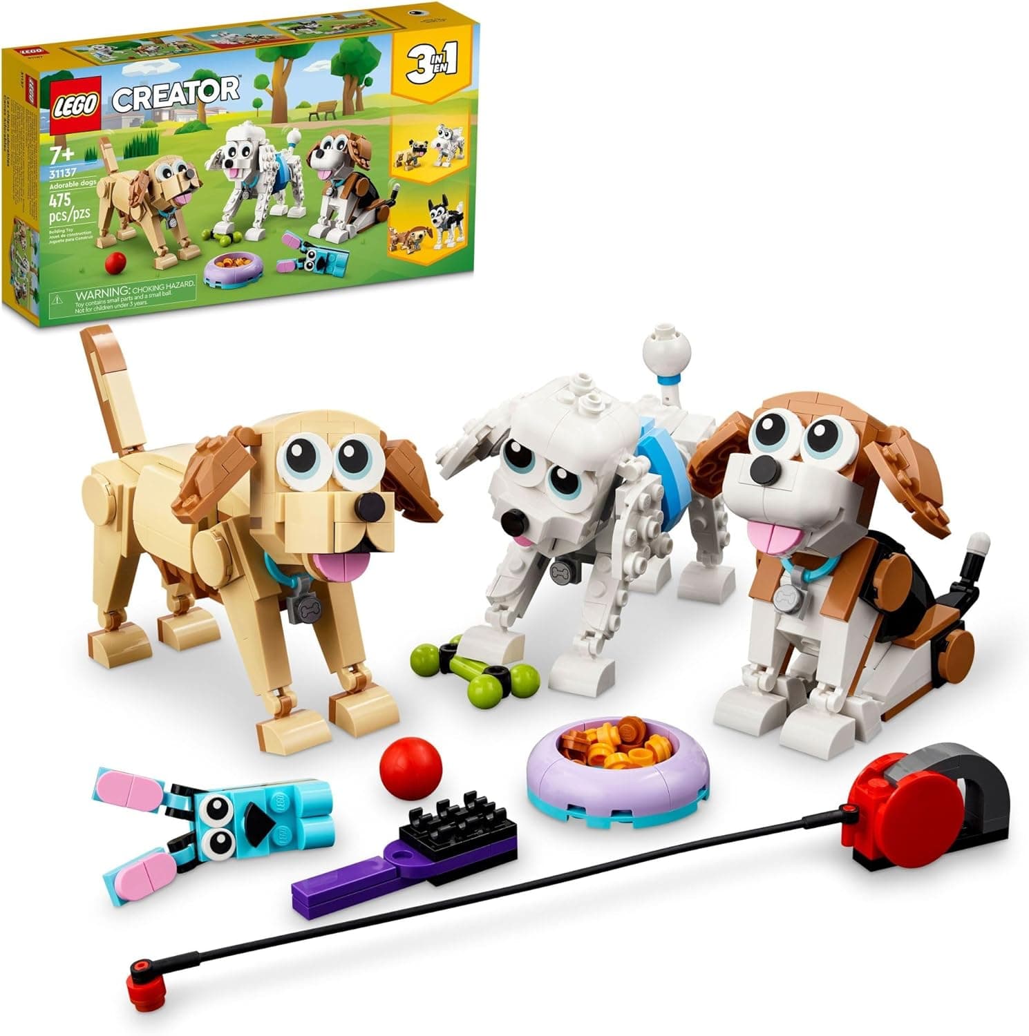Unleash Your Creativity: LEGO Creator 3-in-1 Adorable Dogs