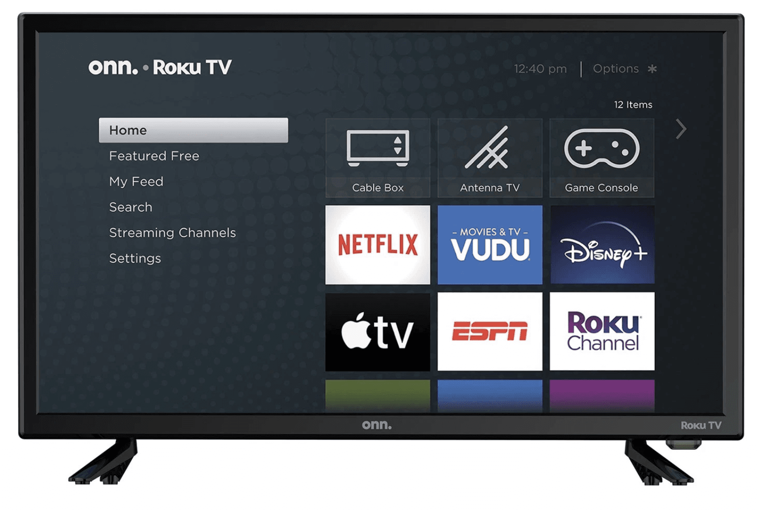onn 24" Class 720P HD Roku Smart Television (Open Box) eBay