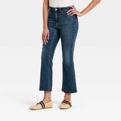 Women's High-Rise Kick Flare Jeans - Universal Thread™ White 2