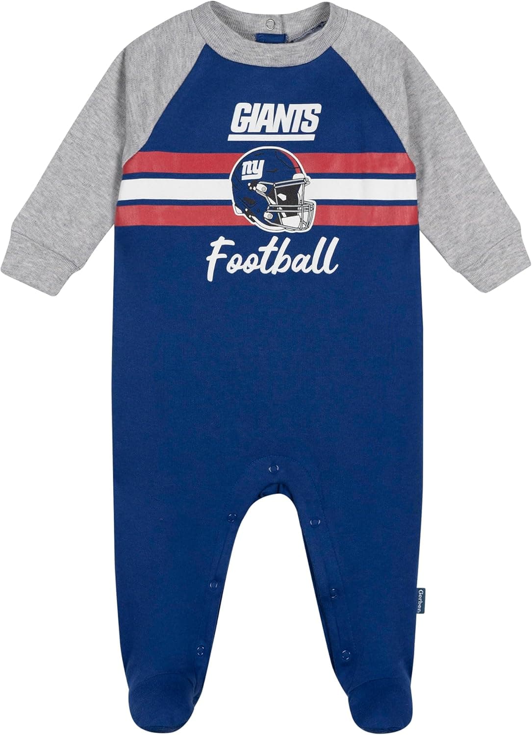 Cheer on Your Giants with Cozy Gerber Baby NFL Coverall