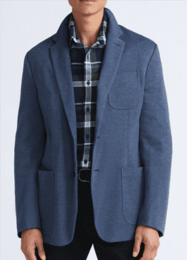 Free Assembly Men's Casual Single Breasted Knit Blazer Walmart