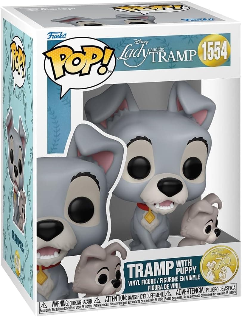 Tramp and Puppy Funko Pop! Disney Figurine