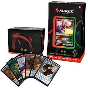 Magic: The Gathering Starter Commander Deck (Draconic Destruction, Red-Green) for $27.25